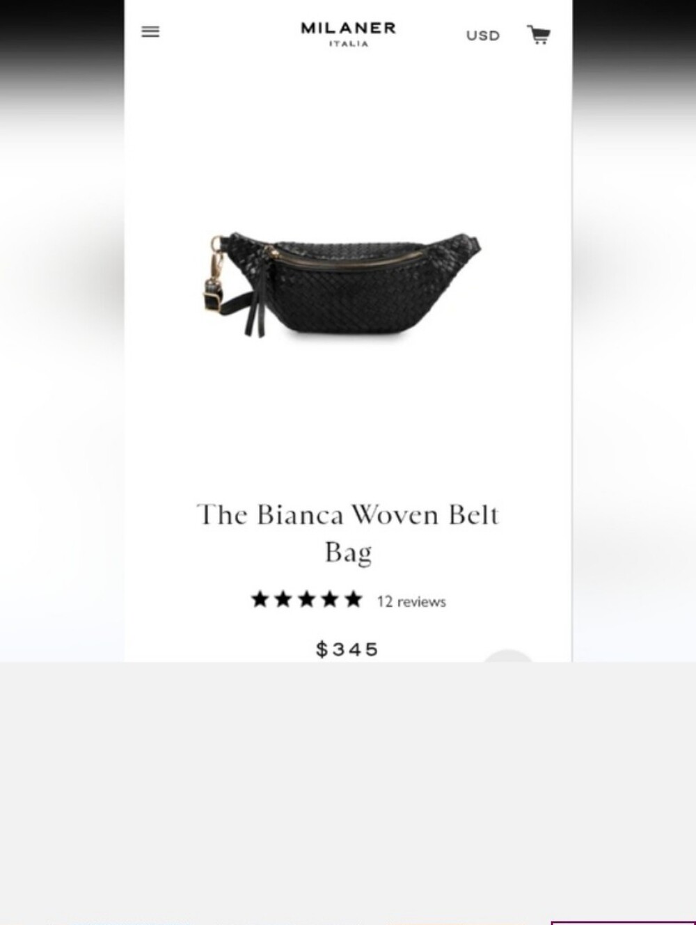 Milaner The Bianca Woven Belt  , Chest Bag - Picture 15 of 15